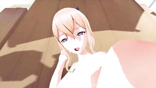 JEAN Swimsuit Genshin Impact 3D HENTAI 5/8