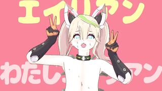 MMD - Mythra Alien Dick down