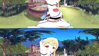 [VR 360 4K] Lumine Ying Hotaru Genshin Impact Licking the Armpit and Doggy