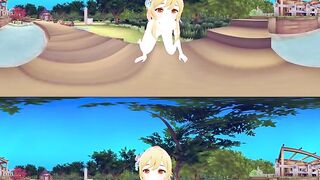 [VR 360 4K] Lumine Ying Hotaru Genshin Impact Licking the Armpit and Doggy