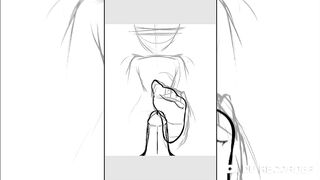 FootJob - my OC Speedpaint ♥️