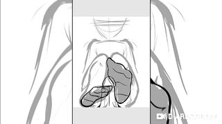 FootJob - my OC Speedpaint ♥️