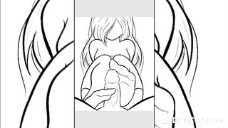 FootJob - my OC Speedpaint ♥️
