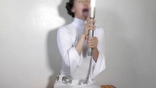 Star Wars JOI Leia Activates her Saber Aheago
