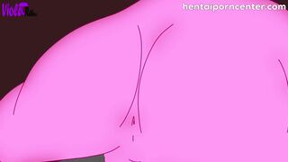 Black is Fucked by Futa Pink in the Ass