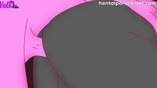 Black is Fucked by Futa Pink in the Ass