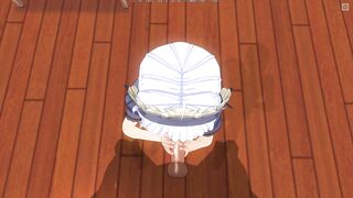 3D HENTAI the Maid Asked to Feed her