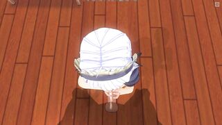 3D HENTAI the Maid Asked to Feed her