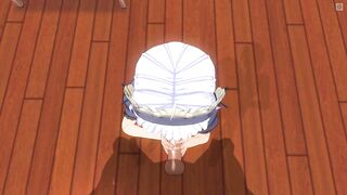 3D HENTAI the Maid Asked to Feed her