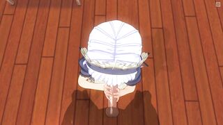 3D HENTAI the Maid Asked to Feed her