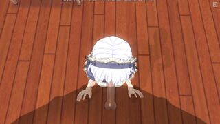 3D HENTAI the Maid Asked to Feed her