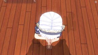 3D HENTAI the Maid Asked to Feed her