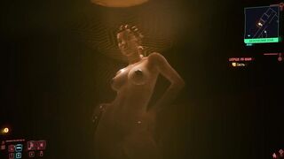 Cyberpunk 2077. Female Hologram Striptease. Virtual Strip Club | Cyberpunk