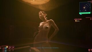 Cyberpunk 2077. Female Hologram Striptease. Virtual Strip Club | Cyberpunk