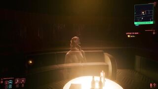 Cyberpunk 2077. Female Hologram Striptease. Virtual Strip Club | Cyberpunk