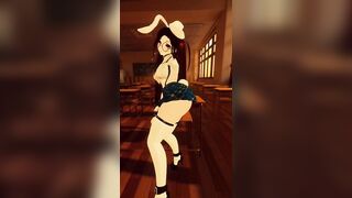 POV School Girl Strip Tease