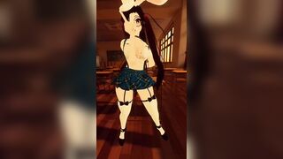 POV School Girl Strip Tease