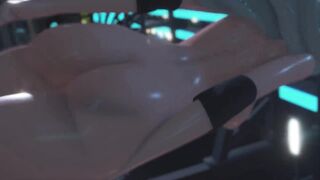 Mmd R18 Weiss Schnee doing her Sideline Work after her Show was Decline