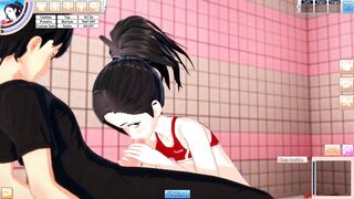 3D Hentaigame - Momo Yaoyorozu Horny Blowjob (1/2)