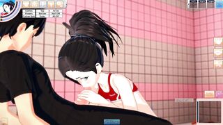 3D Hentaigame - Momo Yaoyorozu Horny Blowjob (1/2)
