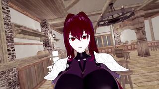 Fate: Futa Scáthach Fuck you as Rin Taker | POV