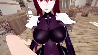 Fate: Futa Scáthach Fuck you as Rin Taker | POV