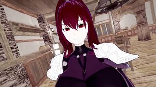 Fate: Futa Scáthach Fuck you as Rin Taker | POV