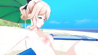 JEAN Swimsuit Genshin Impact 3D HENTAI 7/8