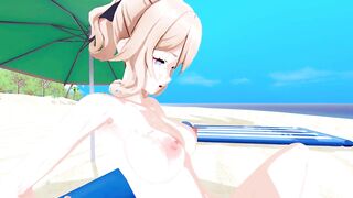 JEAN Swimsuit Genshin Impact 3D HENTAI 7/8