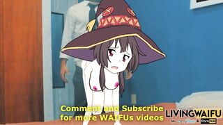 MEGUMIN Konosuba 2D Real Anime Big Japanese Ass Booty Cosplay Hentai Kono Subarashii Sekai Porn Sex