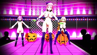 Mmd the Day after Halloween Collect all Hard Candies (3D Hentai)