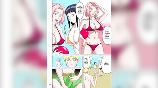 Naruto Hentai. Temari,Tsunade, Shizune, Hinata, Sakura