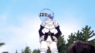 Who needs Subaru? Rem Masturbation is ON! (3D Hentai) (Re:Zero)