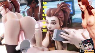 TEEN HANDJOBS CUM ERUPTION Brigitte Finishes Handjob Cartoon 3D POV Slut Jerks off Cumshot Blast HJ
