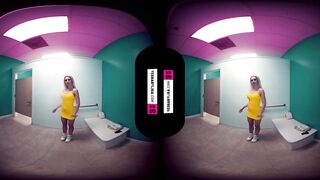 VR 3D 180 - TRYING DRESS ON MY BIG FAKE TITS - VIRTUAL REALITY 4K POV SEXY