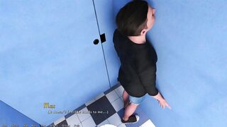 Babe Takes Cock from Hole Gloryhole in Toilet being a DIK