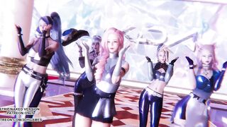 [MMD] KDA - more Ahri Akali Evelynn Kaisa Kda Seraphine all out 4K 60FPS