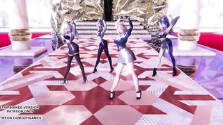 [MMD] KDA - more Ahri Akali Evelynn Kaisa Kda Seraphine all out 4K 60FPS