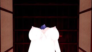 Kujou Sara Genshin Impact 3D Hentai Part 8/9