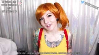 TEASER Misty Training Squirtle with Sloppy Blowjob - Slutty Pokemon Cosplay