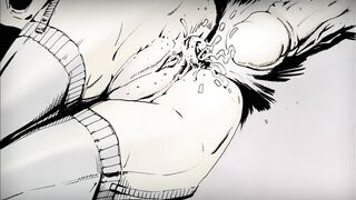 Hentai Girl Screaming for Big Cock Anal Cream Pie