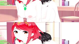 [VR 360 4K] Pyra Xenoblade Doggy Style