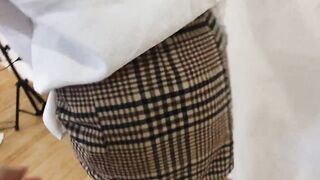 Secretary first Day of Work, Sexy Dress. POV Fuck