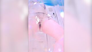 Egirl with Bubble Butt Twerking for Senpai at Strip Club