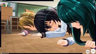 3D HENTAI Trailer Schoolgirls Agreed to Participate in an Orgy