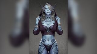 Our Leader, Whore Silvana Windrunner (2D Hentai (Slide))