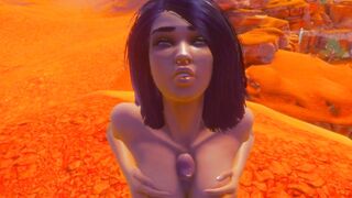 Трахнул мою подругу между сисек и очень много спермы ! [3d хентай]