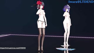 【R18-MMD】LTDEND's Honkai Impact 3rd Seele & Viliona - Chocolate Dream 红蓝配色旗袍 希儿