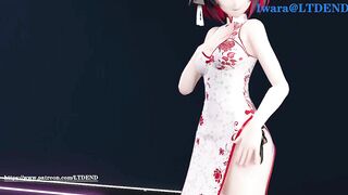 【R18-MMD】LTDEND's Honkai Impact 3rd Seele & Viliona - Chocolate Dream 红蓝配色旗袍 希儿