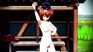 Mmd Ugly Lady trying Hard to be Fuck Big Dick in the Bus Station